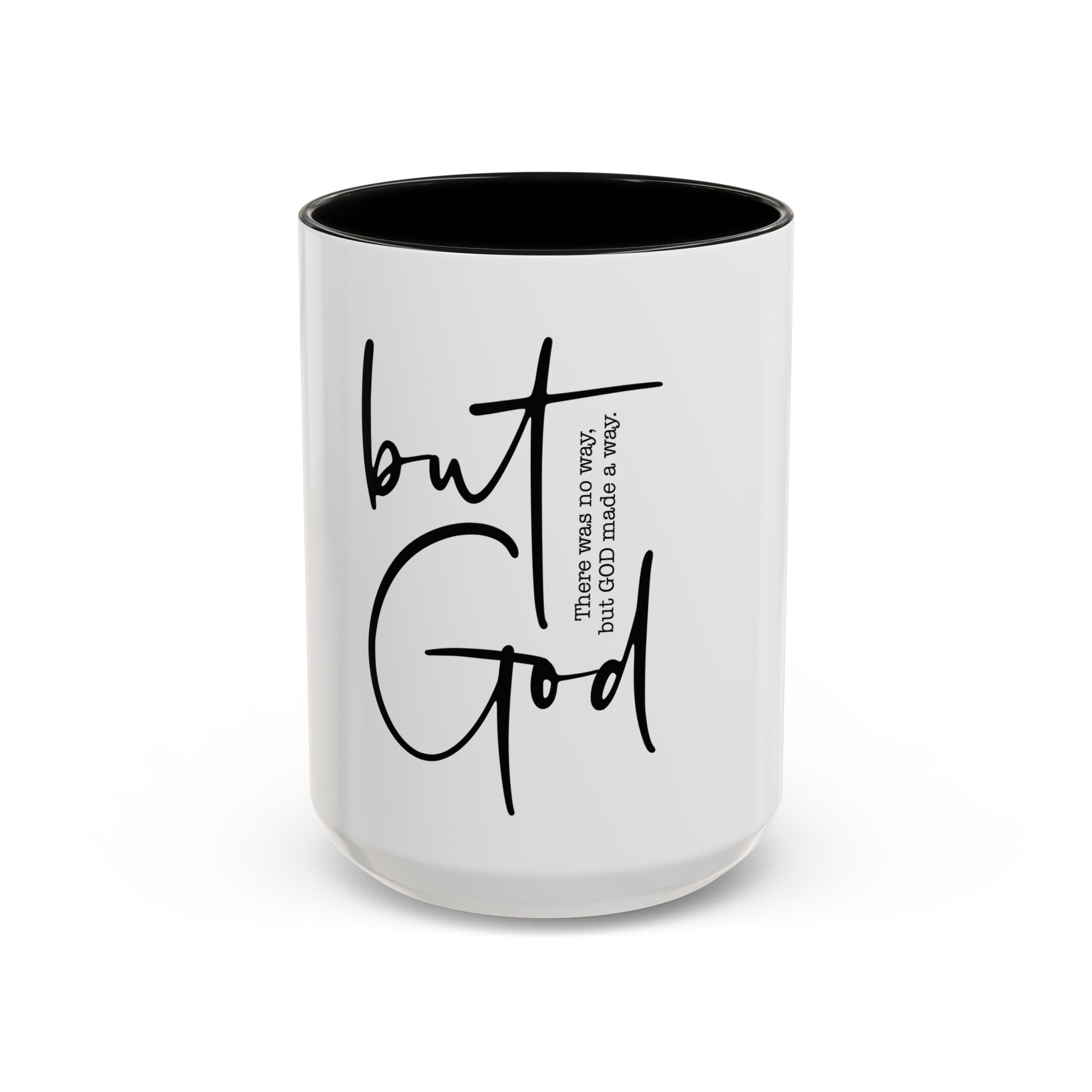 Christian Coffee Mug “But God” | Faith-Based Gift for Women | 11oz & 15oz