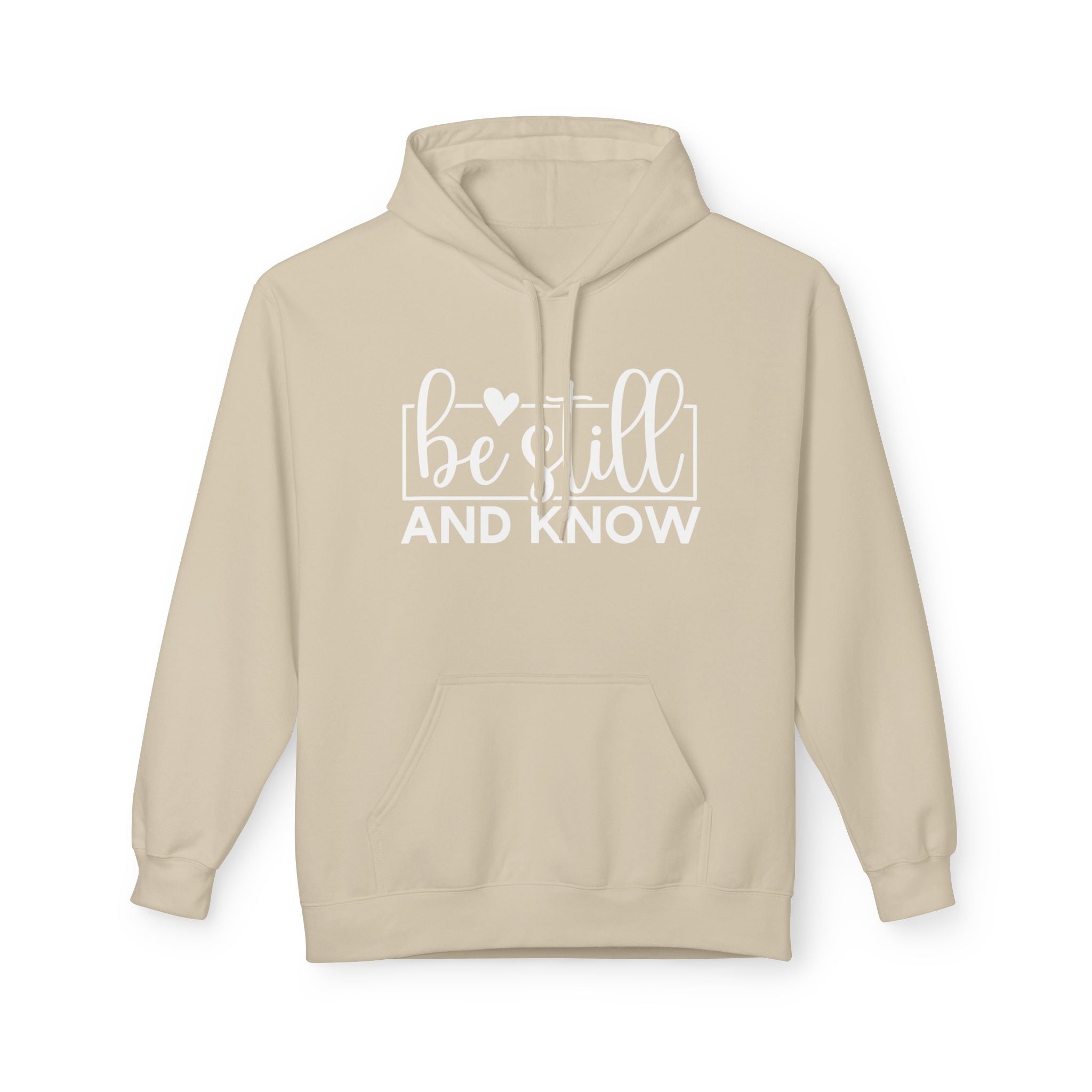 Be Still & Know Hoodie | Christian Hoodie | Faith-Based Sweatshirt | Psalm 46:10 Hoodie