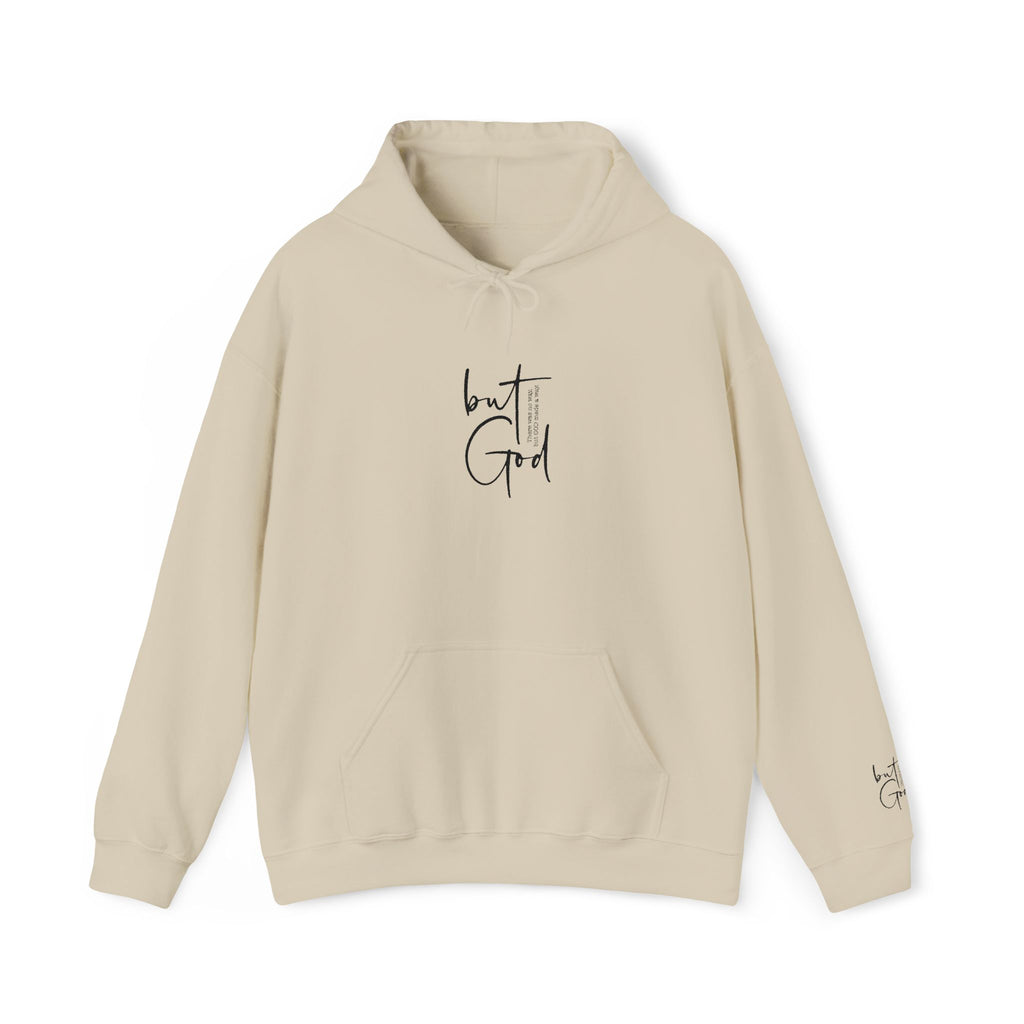 But God Embroidered Hoodie | Christian Faith Hoodie