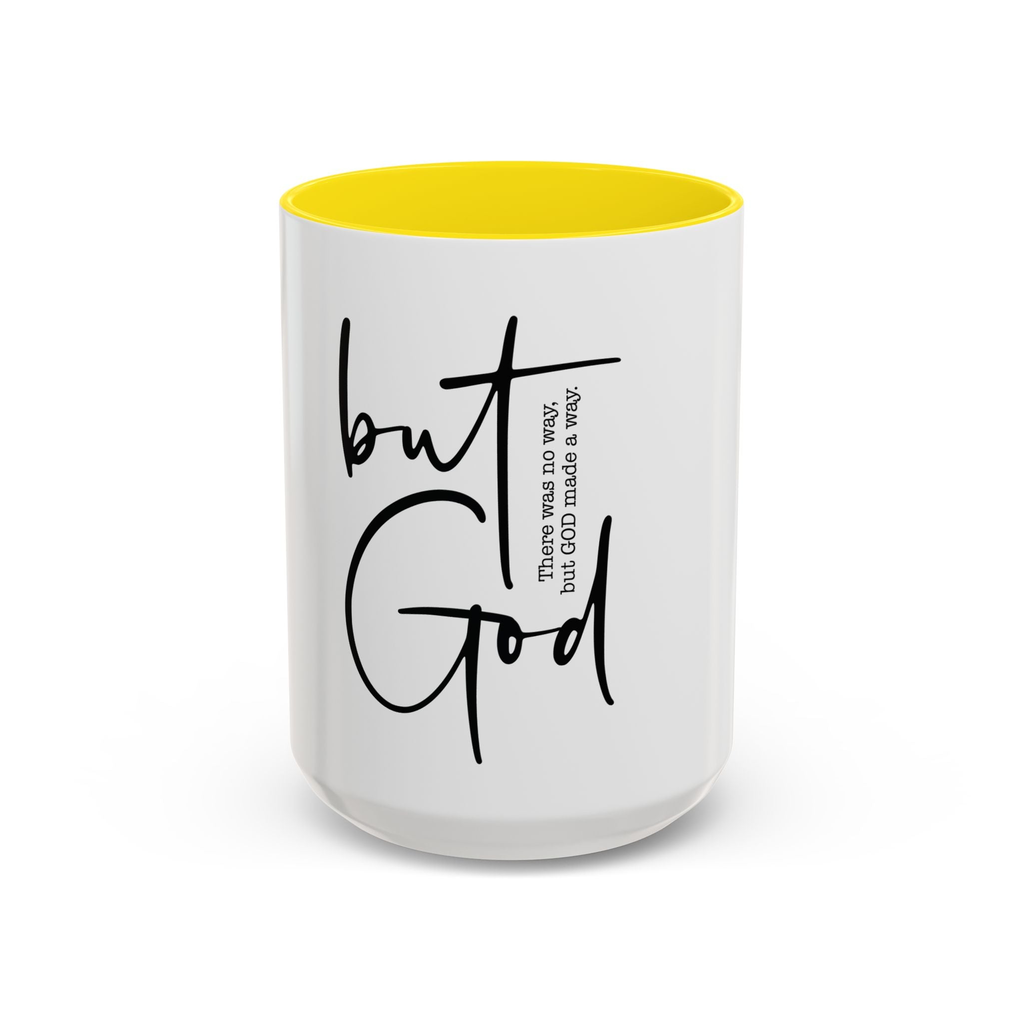 Christian Coffee Mug “But God” | Faith-Based Gift for Women | 11oz & 15oz