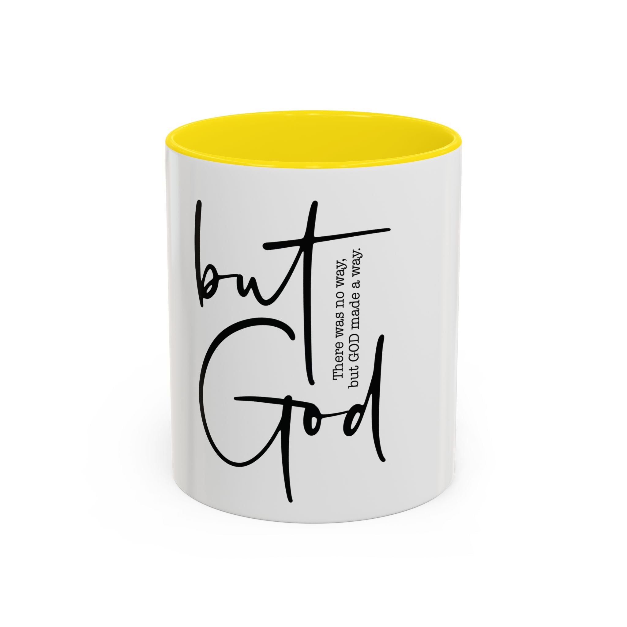 Christian Coffee Mug “But God” | Faith-Based Gift for Women | 11oz & 15oz