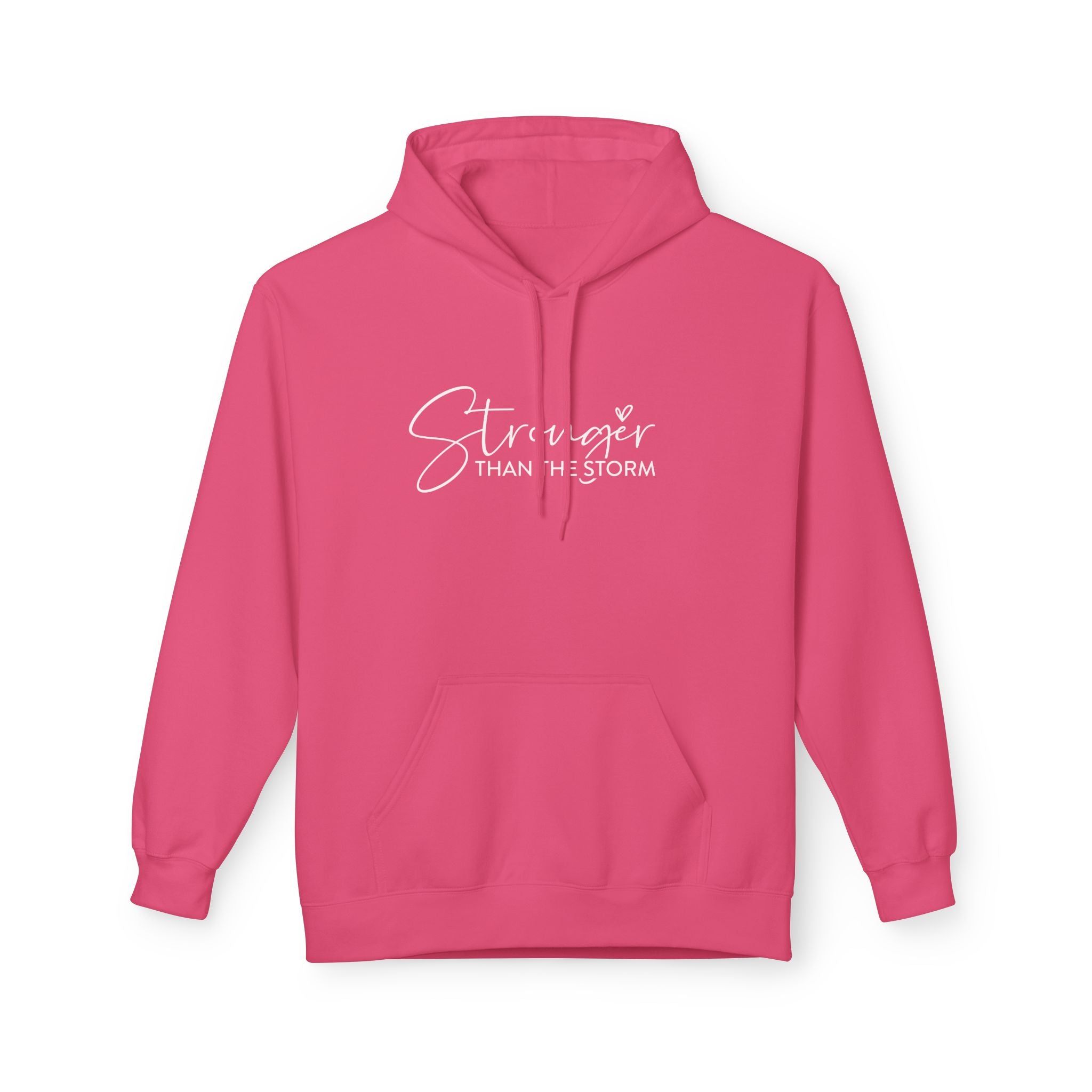Stronger Than the Storm Hoodie | Inspirational Fleece Hoodie for Women