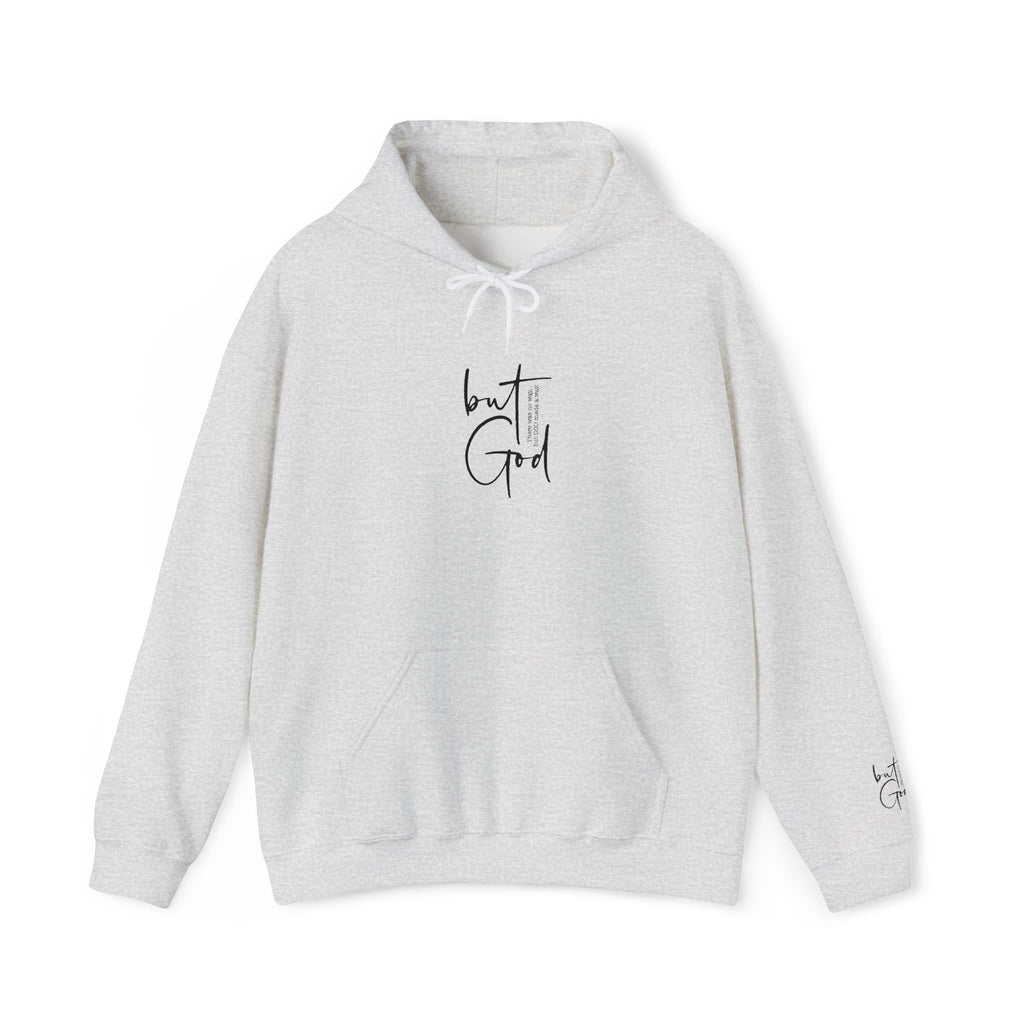 But God Embroidered Hoodie | Christian Faith Hoodie