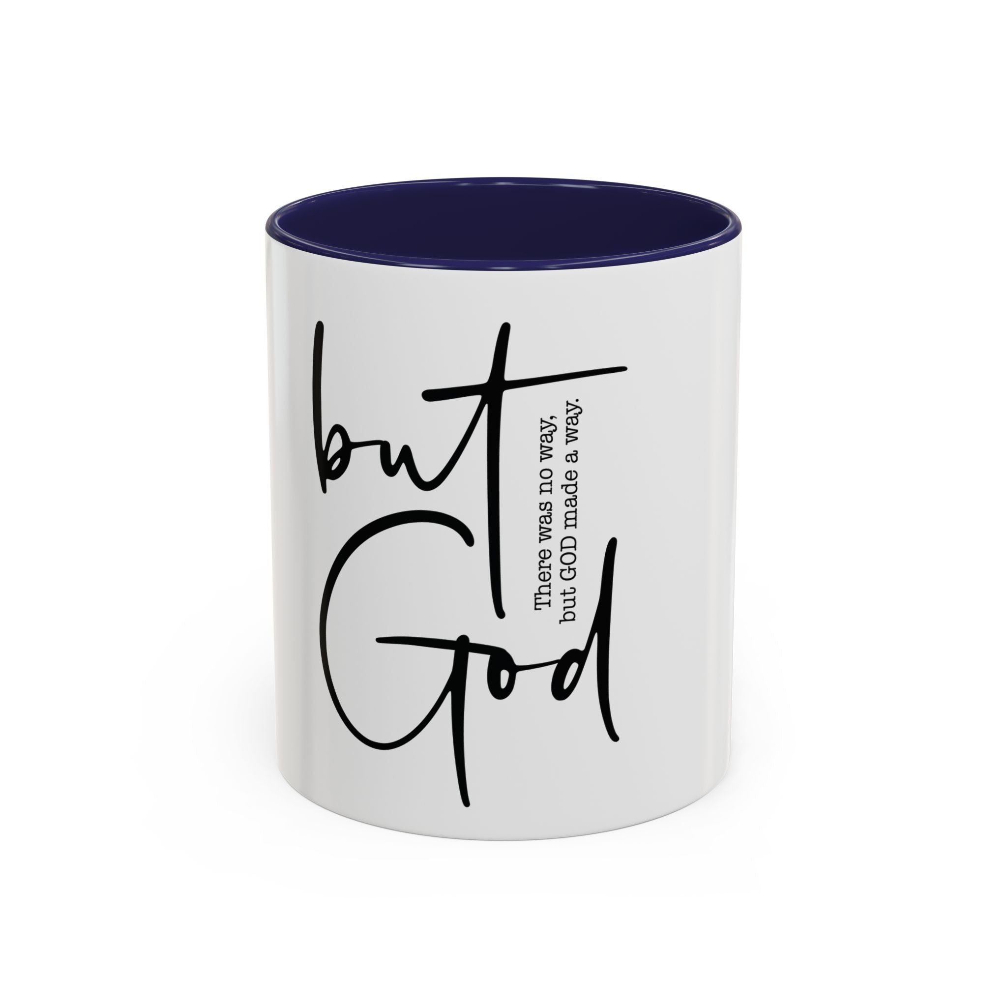 Christian Coffee Mug “But God” | Faith-Based Gift for Women | 11oz & 15oz