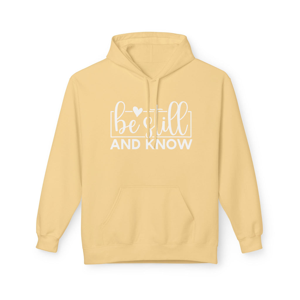 Be Still & Know Hoodie | Christian Hoodie | Faith-Based Sweatshirt | Psalm 46:10 Hoodie