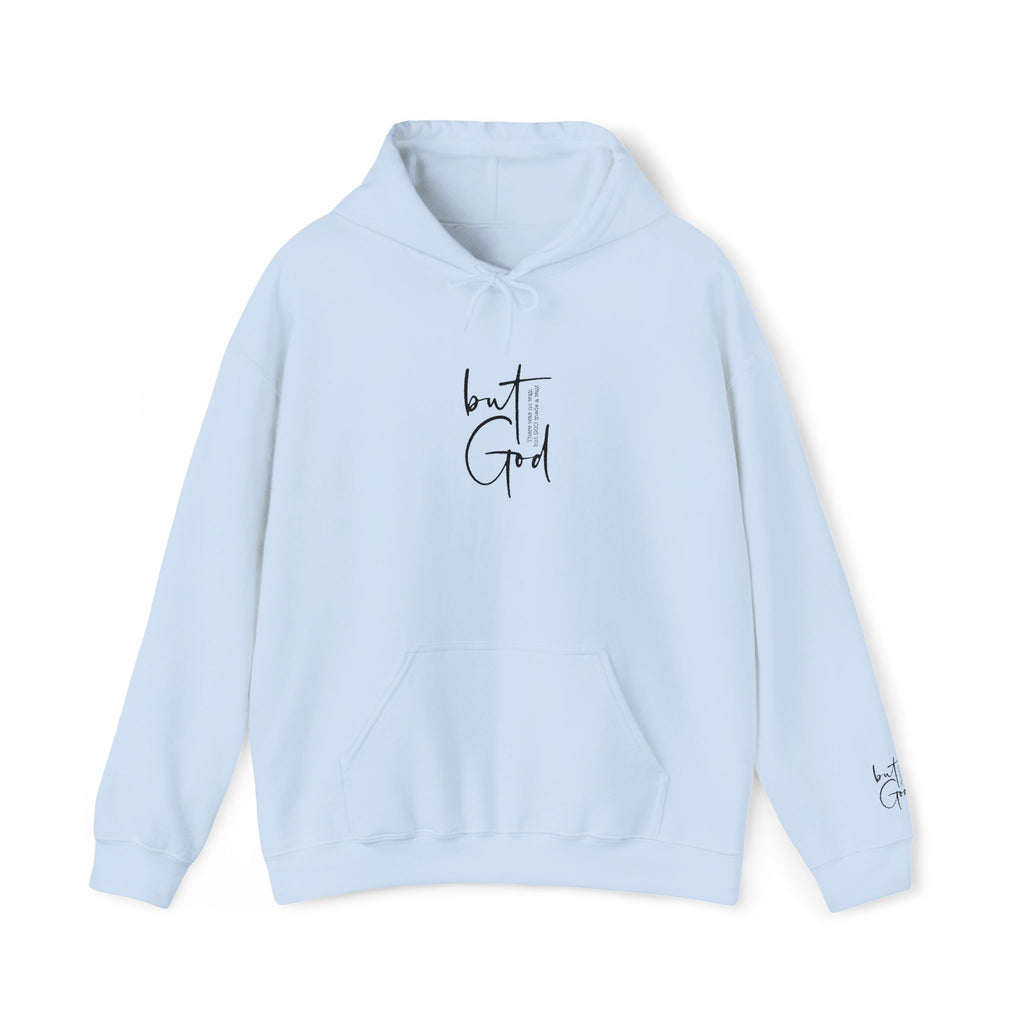 But God Embroidered Hoodie | Christian Faith Hoodie