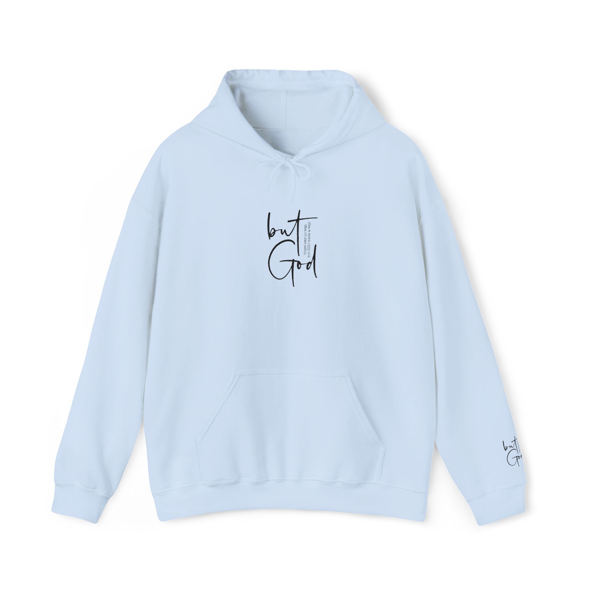 But God Embroidered Hoodie | Christian Faith Hoodie