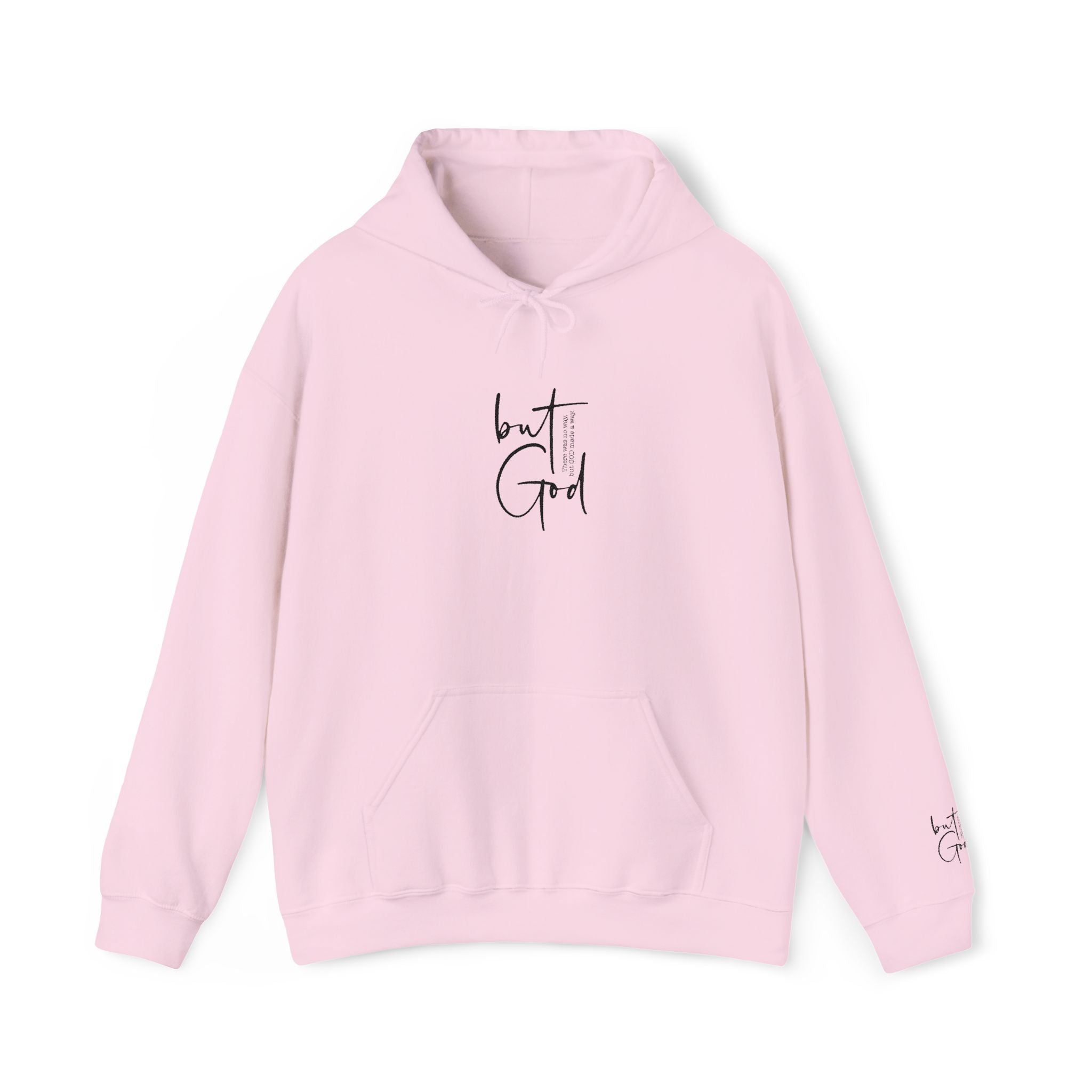 But God Embroidered Hoodie | Christian Faith Hoodie